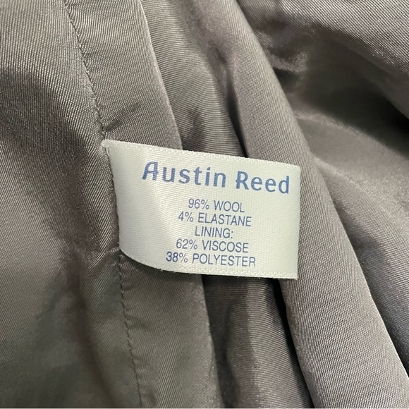 Austin Reed Vintage Wool Button Grey Jacket Small - Picture 8 of 8